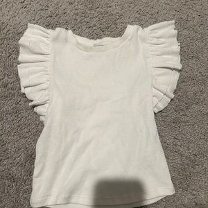 Zara white top
